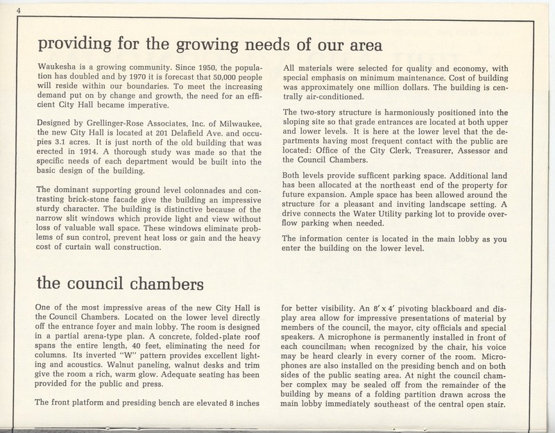 Waukesha City Hall Clio